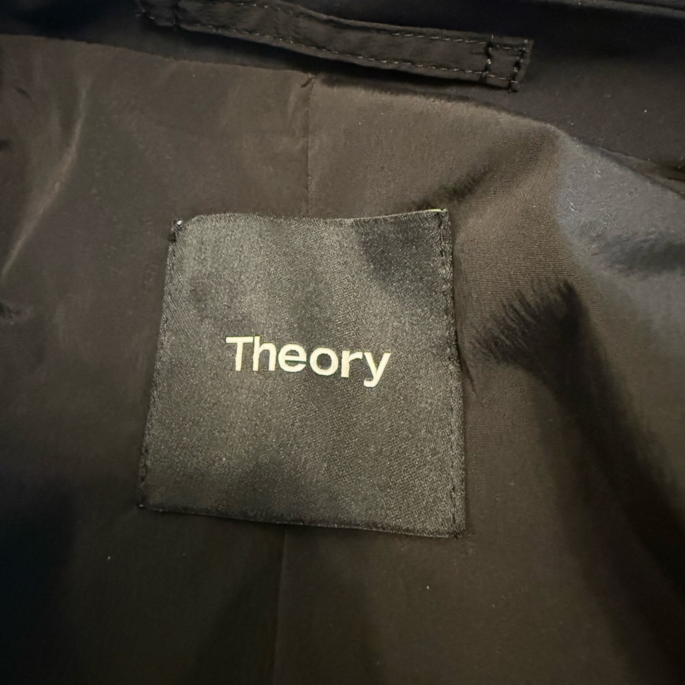 Theory Brody Jacket in Precision Ponte - Picture 4 of 10